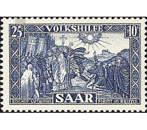 Special stamp series: Charity issue in favor of Volkshilfe - Germany / Saarland 1950 - 2,500 Pfennig