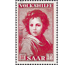 Special stamp series: Charity issue in favor of Volkshilfe - Germany / Saarland 1952 - 1,800 Pfennig