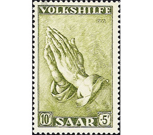 Special stamp series: Charity issue in favor of Volkshilfe - Germany / Saarland 1955 - 1,000 Pfennig