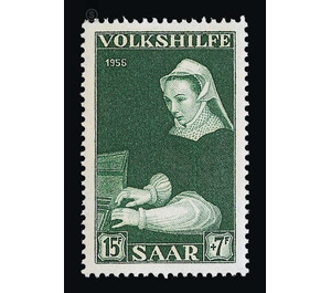 Special stamp series: Charity issue in favor of Volkshilfe - Germany / Saarland 1956 - 15 Franc