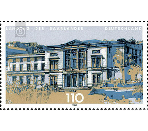Special stamp series Land parliaments in Germany: Landtag Saarland  - Germany / Federal Republic of Germany 2000 - 110 Pfennig