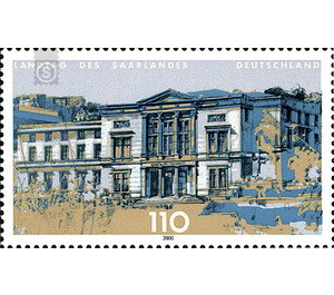 Special stamp series Land parliaments in Germany: Landtag Saarland  - Germany / Federal Republic of Germany 2000 - 110 Pfennig