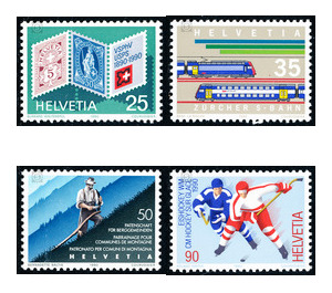 Sponsorship for mountain communities  - Switzerland 1990 Set