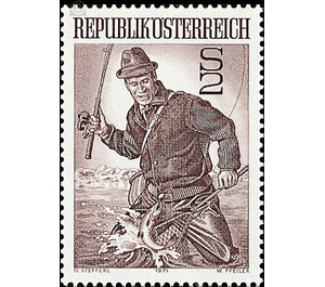 sport fishing  - Austria / II. Republic of Austria 1971 - 2 Shilling