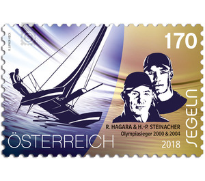 Sport & Water – Sailing  - Austria / II. Republic of Austria 2018 - 170 Euro Cent