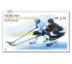 Sports Aid: Football World Cup, South Africa; Ice Hockey World Championship, Germany   - Germany / Federal Republic of Germany 2010 - 145 Euro Cent