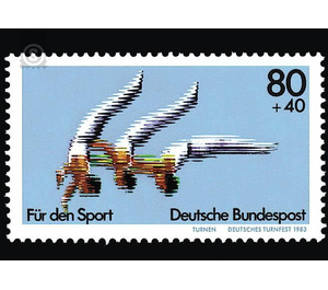 Sports aid: Sports events 1983  - Germany / Federal Republic of Germany 1983 - 80 Pfennig