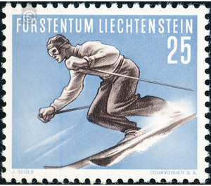 Sports  - Liechtenstein 1955 - 25 Rappen