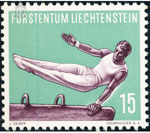 Sports  - Liechtenstein 1957 - 15 Rappen