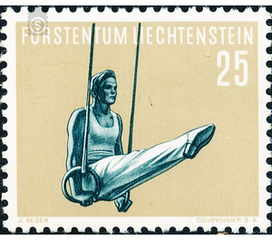 Sports  - Liechtenstein 1957 - 25 Rappen