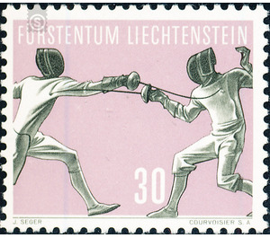 Sports  - Liechtenstein 1958 - 30 Rappen