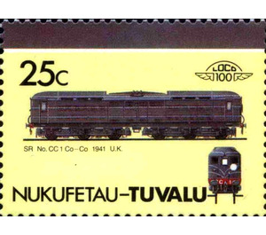 SR No.CC 1 Co-Co 1941 UK - Polynesia / Tuvalu, Nukufetau 1987