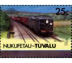 SR No.CC 1 Co-Co 1941 UK - Polynesia / Tuvalu, Nukufetau 1987