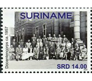 Staff of Gymnaseum, 1957 - South America / Suriname 2020 - 14