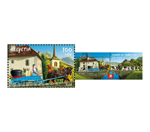 Stamp Day 2019 - Bulle  - Switzerland 2019 Set