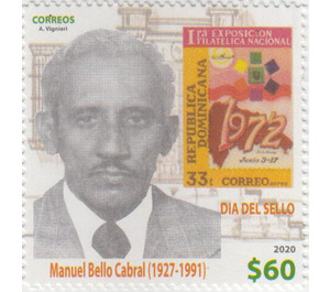 Stamp Day 2020 : Manuel Bello Cabral - Caribbean / Dominican Republic 2021