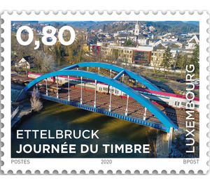 Stamp Day : Railway Bridge, Ettelbruck - Luxembourg 2020 - 0.80