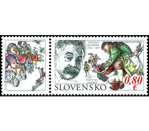 Stamp Day : Vincent Hložník - Slovakia 2019 - 0.80