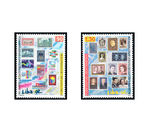 Stamp Exhibition - LIBA  - Liechtenstein 2002 Set