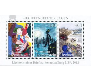 Stamp Exhibition - LIBA  - Liechtenstein 2012 - 600 Rappen