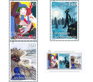 Stamp Exhibition - LIBA  - Liechtenstein 2012 Set