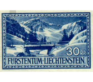 Stamp Exhibition  - Liechtenstein 1936 - 30 Rappen