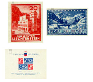 Stamp Exhibition  - Liechtenstein 1936 Set