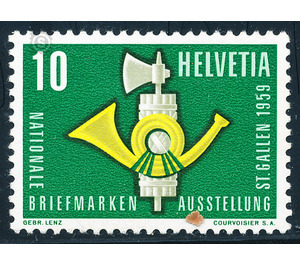Stamp Exhibition  - Switzerland 1959 - 10 Rappen