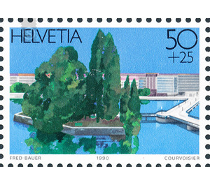 Stamp Exhibition  - Switzerland 1990 - 50 Rappen