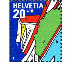 Stamp Exhibition  - Switzerland 1999 - 20 Rappen