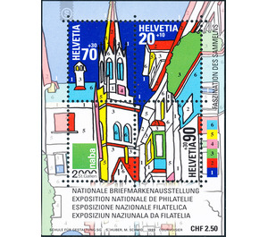 Stamp Exhibition  - Switzerland 1999 Rappen