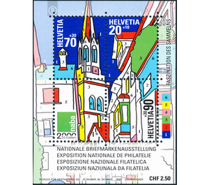 Stamp Exhibition  - Switzerland 1999 Rappen