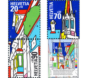 Stamp Exhibition  - Switzerland 1999 Set