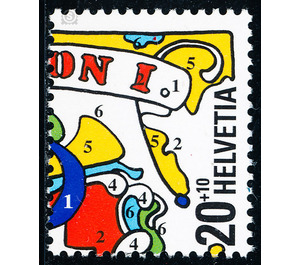 Stamp Exhibition  - Switzerland 2000 - 20 Rappen