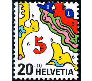 Stamp Exhibition  - Switzerland 2000 - 20 Rappen