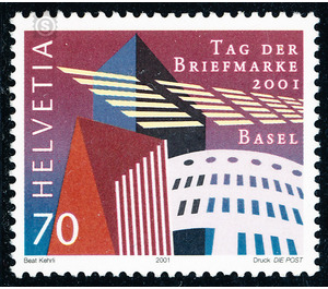 Stamp Exhibition  - Switzerland 2001 - 70 Rappen