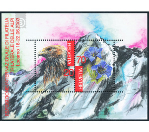 Stamp Exhibition  - Switzerland 2003 Rappen