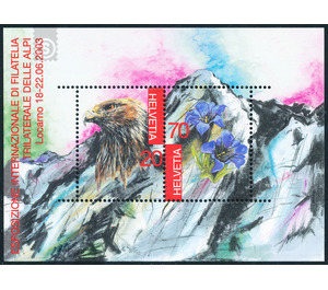 Stamp Exhibition  - Switzerland 2003 Rappen