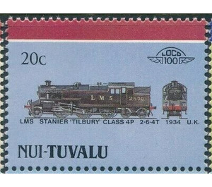 Stanier 'Tilbury' Class 4P 2-6-4 1934 - Polynesia / Tuvalu, Nui 1988