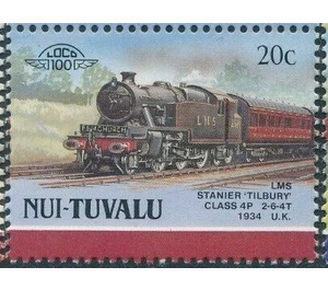 Stanier 'Tilbury' Class 4P 2-6-4 1934 - Polynesia / Tuvalu, Nui 1988