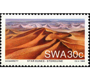 Star dunes - South Africa / Namibia / South-West Africa 1989 - 30