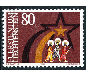 star  - Liechtenstein 1983 - 80 Rappen