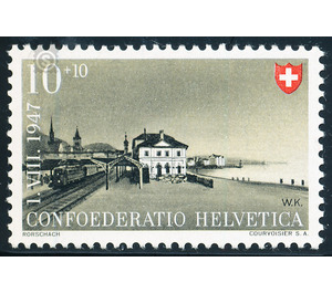 stations  - Switzerland 1947 - 10 Rappen