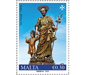 Statue from Basilica of Our Lady of Mount Carmel, Valletta - Malta 2020 - 0.30