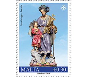 Statue from Cospicua Collegiate Church, Bormla - Malta 2020 - 0.30