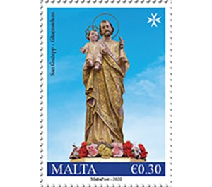 Statue from Ghajnsielem Parish Church - Malta 2020 - 0.30