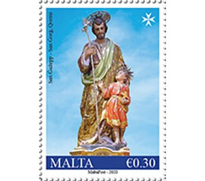 Statue from St. George Collegiate Church, Qormi - Malta 2020 - 0.30
