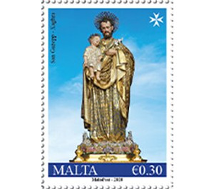 Statue from Xaghra Basilica, Gozo - Malta 2020 - 0.30