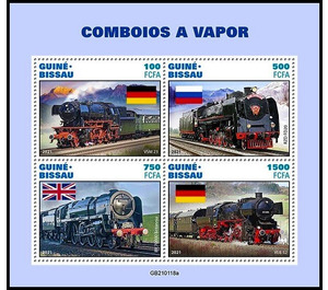 Steam Locomotives - West Africa / Guinea-Bissau 2021