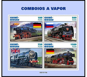 Steam Locomotives - West Africa / Guinea-Bissau 2021